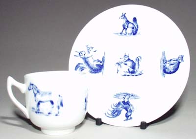 Childs Teacup and Saucer c1907